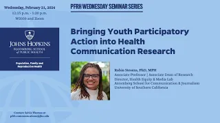 Bringing Youth Participatory Action into Health Communication Research