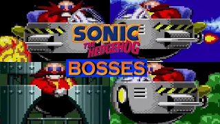 Sonic the Hedgehog: All Bosses (As Sonic) (No Damage) (With PERFECT Ending)