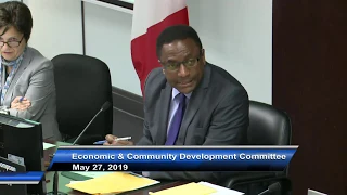 Economic and Community Development Committee - May 27, 2019 - Part 2 of 2