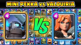 MINI PEKKA vs VALQUIRIA | 1vs1 | Clash Royale