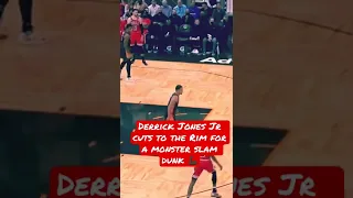 Derrick Jones Jr Monster slam dunk #shorts #nba