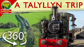 Full line in 360 degree video - a unique view of the TR.  HD Quality 360 steam train ride!