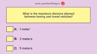 Indian Driving Licence Test Questions & Answers - Set 1/12 | RTO Exam | Learner's License