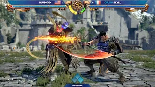 Bluegod (Azwel) vs. Oplon Skyll (Mitsurugi) - Top 8 Losers Finals - Evo 2019 - SCVI