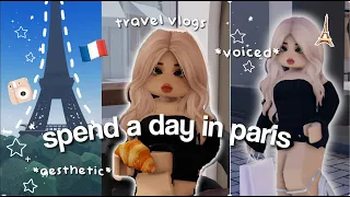 ✈️ spend a day in PARIS with me 🇫🇷 *VOICED RP🎙️* (berry ave rp) ✈️