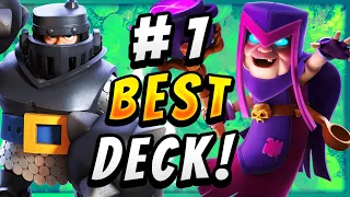 300+ TROPHIES in 30 MINUTES! BEST MEGA KNIGHT DECK in CLASH ROYALE!