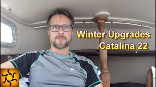 Winter Upgrades - Catalina 22 Sailboat - all lines led aft