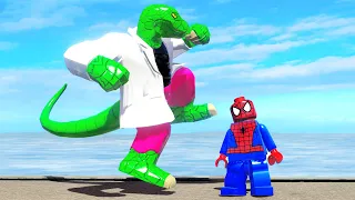 LEGO SPIDER-MAN VS THE LIZARD - EPIC BATTLE