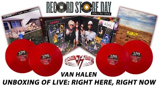 Van Halen "Live: Right Here, Right Now" Record Store Day Unboxing RSD