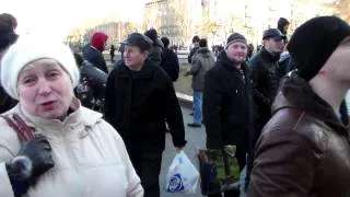 Донецк 09.03.14г (ВНИМАНИЕ! В видео может присутствовать ненормативная лексика!)