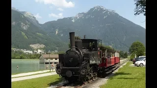 Zweizugbetrieb auf der Achenseebahn am 25.07.2019