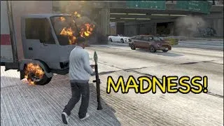 FUNNIEST GTA 5 GAMEPLAY EVER!? [MADNESS]