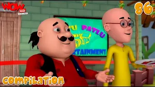 Motu Patlu Bahasa Indonesia | Kompilasi 86 | cerita animasi lucu | WowKidz Indonesia | #spot