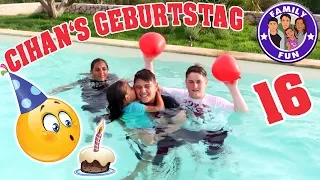 CIHANS 16. GEBURTSTAG - ÜBERRASCHUNG & POOLPARTY im Urlaub | Family Fun