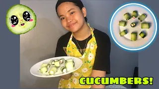 HOW TO MAKE "CUCUMBER ROLLS" APPETIZER TLE PROJECT #2 //Johanna Paula//