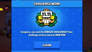 11-0 single challenge brawl stars