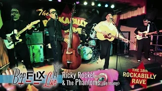 'Justine' Ricky Rocket & The Phantoms (Live at the 18th Rockabilly Rave) BOPFLIX