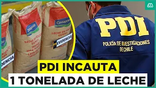 PDI incauta más de una tonelada de leche falsificada en ferias y minimarkets