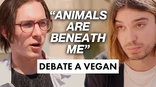 Vegan calls unemotional meat eater ‘selfish and narcissistic’.