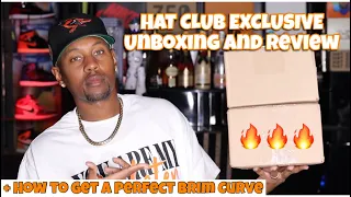 Hat Club Exclusive Unboxing and Review Black Dome + How to Perfect Curve a Fitted Hat Brim