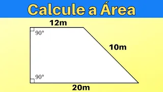 🔥Aprenda a Calcular a Área do Trapézio | MATEMÁTICA BÁSICA 🔥