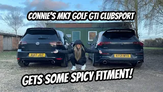 Connie's Mk7 Golf GTI Clubsport gets some spicy fitment!