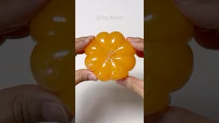 🍊귤 말랑이 만들기_DIY Orange Squishy with Nano Tape#실리콘테이프