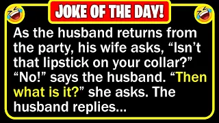 🤣 BEST JOKE OF THE DAY! - She was sitting up reading when he came in, so she... | Funny Jokes