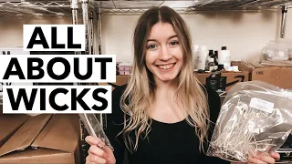 CANDLE MAKING FOR BEGINNERS Pt. 3 | Everything About Wicks + How I Wicked My Candle Jars!