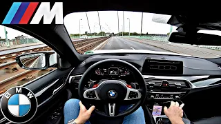 BMW M5 COLOGNE POV City Test Drive 600HP Onboard