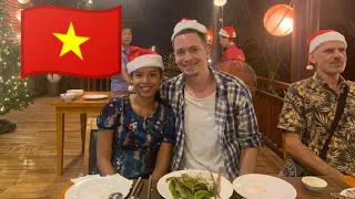 How we celebrated Christmas!Our friends Busy Night Market of Phu Qouc Island Vietnam.