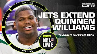 Quinnen Williams signs LARGEST guaranteed contract in Jets' franchise history | NFL Live
