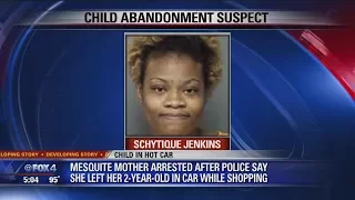 North Texas mom arrested for leaving child in hot car