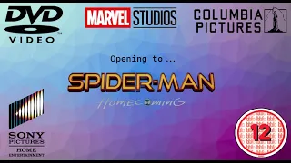 Opening to Spider-Man: Homecoming 2017 UK DVD