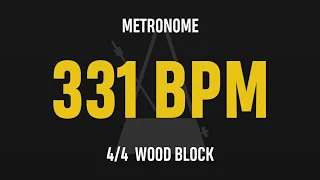 331 BPM 4/4 - Best Metronome (Sound : Wood block)