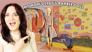 1968 Barbie Doll and Case: My Mom’s ChildHood Barbie