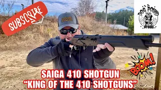 SAIGA 410 SEMI-AUTOMATIC SHOTGUN REVIEW! FIRST TIME EVER FIRED!!