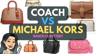 COACH VS MICHAEL KORS ! 🌸 Which is better? Coach Handbags or Michael Kors Handbags - BEST Handbags