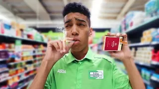 FAKE EMPLOYEE PRANK In GROCERY STORE