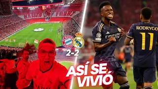 SOBREVIVÍ en el INFIERNO ALLIANZ ARENA 🔥 BAYERN MÚNICH 2-2 REAL MADRID: ASÍ SE VIVIÓ DESDE LA GRADA