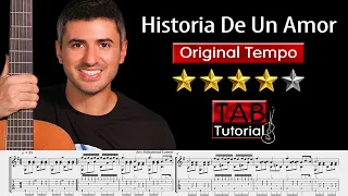 Historia De Un Amor | original Tempo + Sheet & Tab