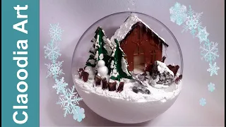 DIY, Christmas ornament, bauble 3D