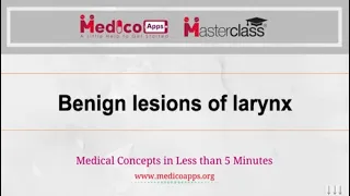 Live class on Benign lesions of larynx by Dr Suguna