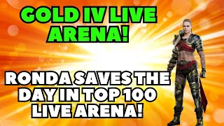 Ronda Passive Saving The Day In Top 100 Live Arena!