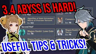 3.4 Abyss 12 is ACTUALLY HARD! Teams, Tips, & Tricks, & Speedrun!