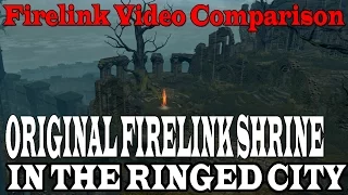 Dark Souls 3 Ringed City - Firelink Shrine From Dark Souls 1 (Video Comparison)
