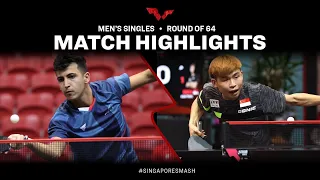 Can Akkuzu vs Beh Kun Ting | MS R64 | Singapore Smash 2023