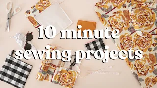 Sewing Projects To Make In Under 10 Minutes | part 5