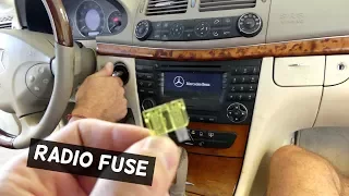 MERCEDES W211 RADIO FUSE REPLACEMENT