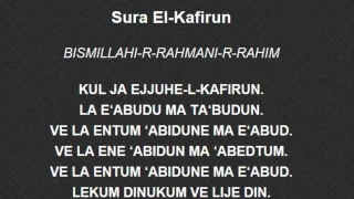 Sura El Kafirun